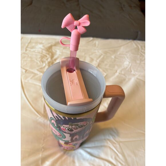 Stanley 40oz Quencher Tumbler – Custom Labubu Inspired Wrap – Pink - Picture 4 of 6